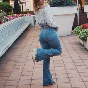High Rise Flare Jeans